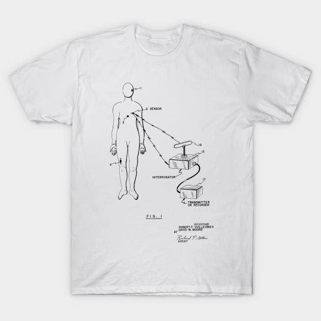 Bio-instrumentation Apparatus Vintage Patent Drawing T-Shirt by TheYoungDesigns